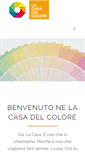 Mobile Screenshot of lacasadelcolore.it
